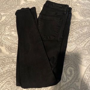 Articles of society distressed black skinny Jean